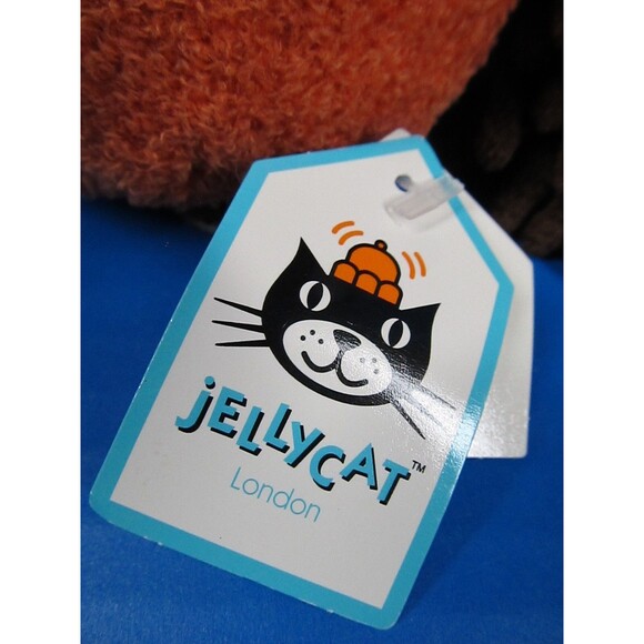 Jellycat London Medium Noodle Fox Plush 12" Orange Stuffed Animal w/Tag - Picture 3 of 8